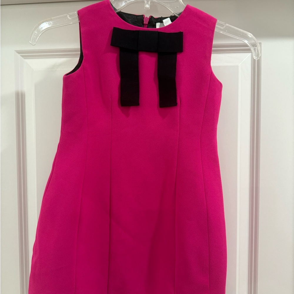 NWT A Loves A Girls Kids Dress with Black Bow Sz 6